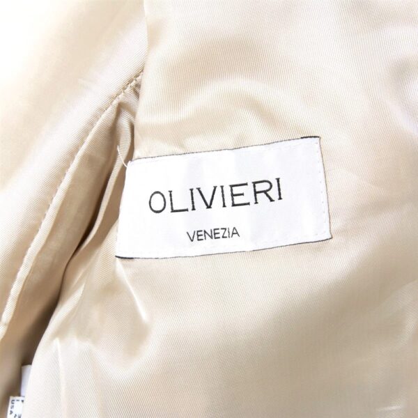 9929-Áo khoác da nữ-OLIVIERI Venezia Italy leather jacket-Size M7