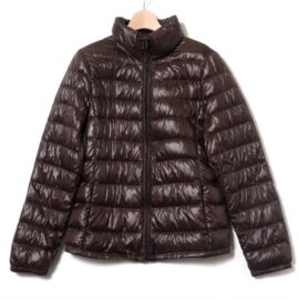 9966–Áo khoác/Áo phao nữ-UNIQLO premium down ultra light puffer jacket-Size L