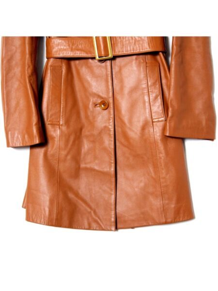9916-Áo khoác da nữ-OTTO SUMISHO leather trench coat-Size 95