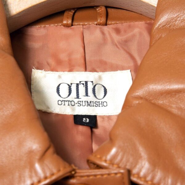 9916-Áo khoác da nữ-OTTO SUMISHO leather trench coat-Size 95
