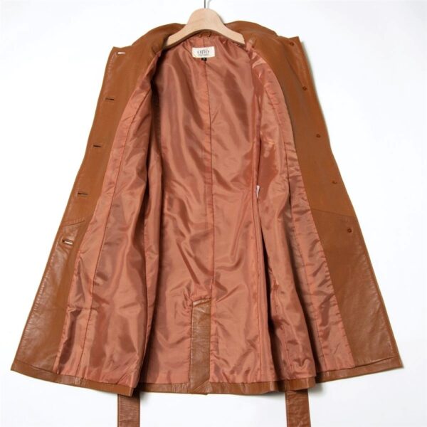 9916-Áo khoác da nữ-OTTO SUMISHO leather trench coat-Size 98