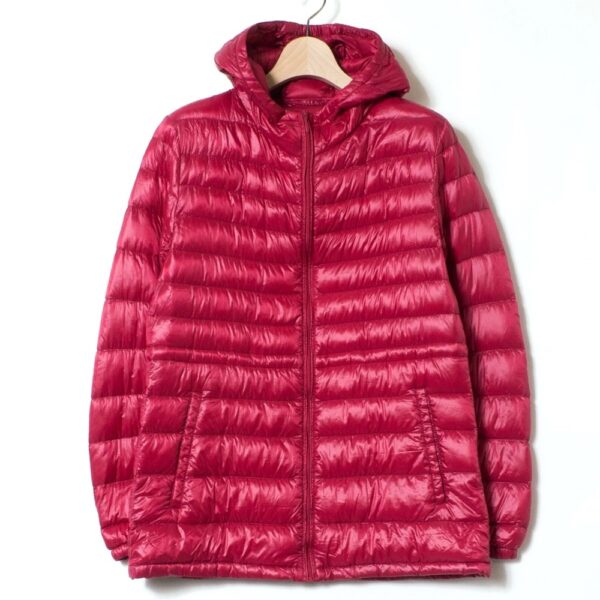 9955-Áo khoác/Áo phao nữ dài-UNIQLO light weight puffer long jacket-Size M0