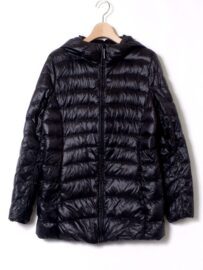 9942-Áo khoác/Áo phao nữ dài-UNIQLO light weight puffer long jacket-Size M