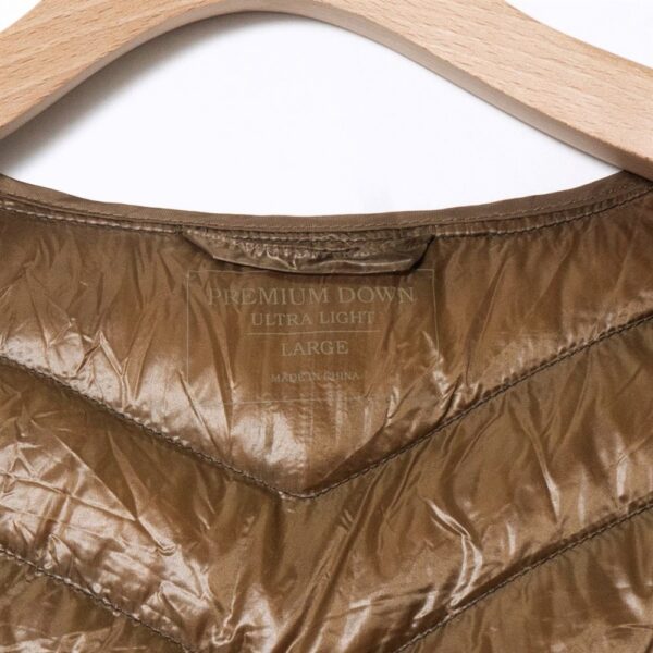 9931–Áo khoác/Áo phao nữ-UNIQLO premium down ultra light puffer jacket-Size L4