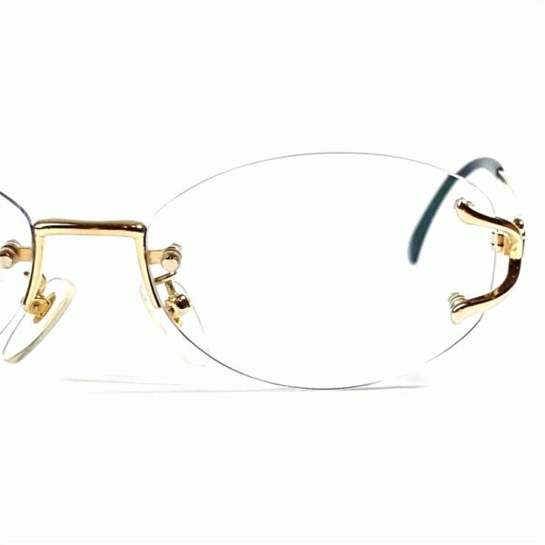 5856-Gọng kính nữ-Khá mới-YVES SAINT LAURENT 30-4684 rimless eyeglasses frame3