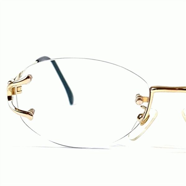 5856-Gọng kính nữ-Khá mới-YVES SAINT LAURENT 30-4684 rimless eyeglasses frame4