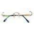 5856-Gọng kính nữ (used)-YVES SAINT LAURENT 30-4684 rimless frame17