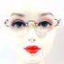 5856-Gọng kính nữ-Khá mới-YVES SAINT LAURENT 30-4684 rimless eyeglasses frame22