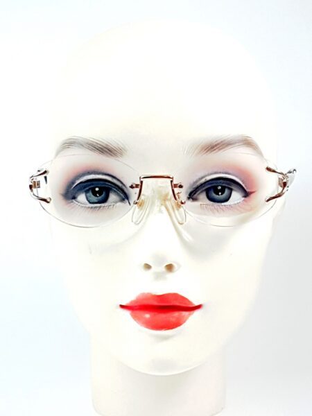5856-Gọng kính nữ (used)-YVES SAINT LAURENT 30-4684 rimless frame1