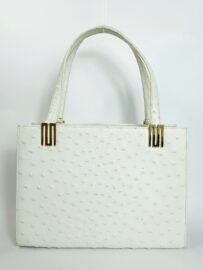 6508-Túi xách tay da đà điểu-OLOP Italy ostrich leather handbag