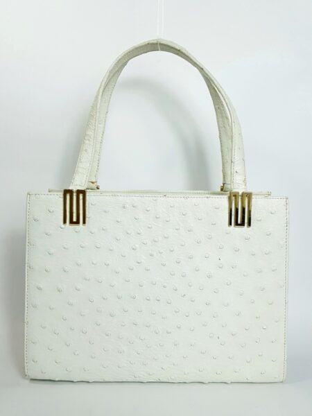 6508-Túi xách tay da đà điểu-OLOP Italy ostrich leather handbag0