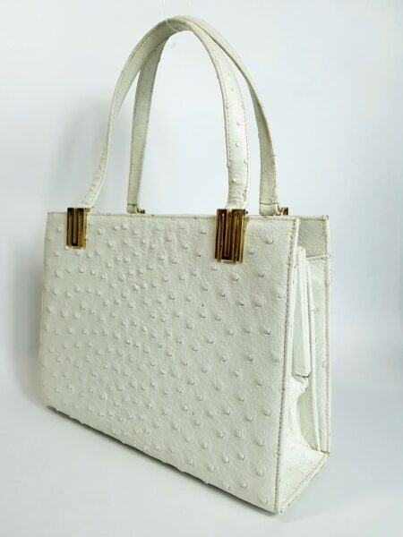 6508-Túi xách tay da đà điểu-OLOP Italy ostrich leather handbag2