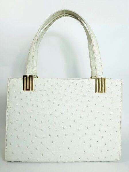 6508-Túi xách tay da đà điểu-OLOP Italy ostrich leather handbag5