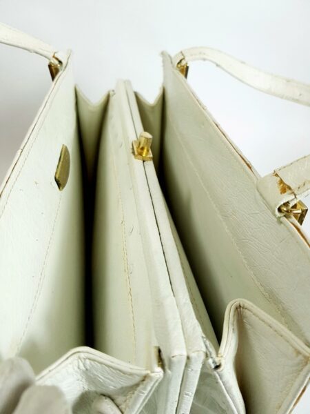6508-Túi xách tay da đà điểu-OLOP Italy ostrich leather handbag11