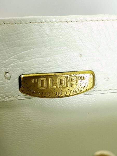 6508-Túi xách tay da đà điểu-OLOP Italy ostrich leather handbag13