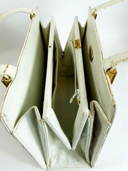 6508-Túi xách tay da đà điểu-OLOP Italy ostrich leather handbag12
