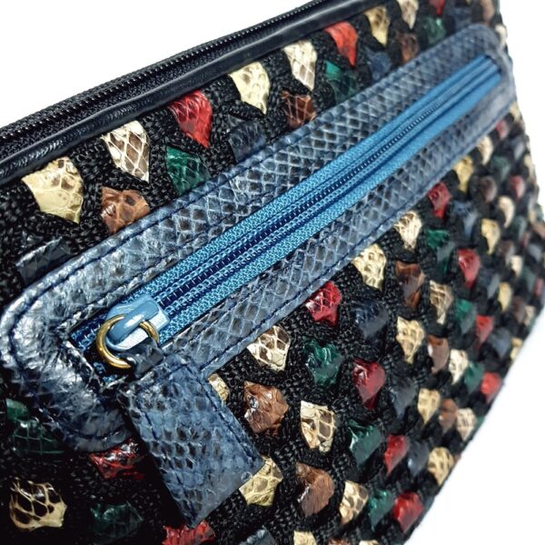 6511-Túi đeo chéo da rắn đan-Snake leather crossbody bag10