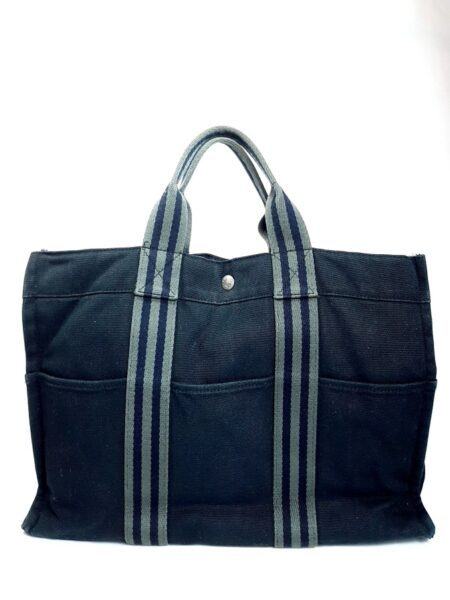 6513-Túi xách tay-HERMES cloth tote bag5