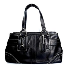 6515-Túi xách tay-COACH leather tote bag-Gần như mới
