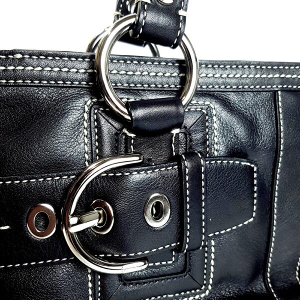 6515-Túi xách tay-COACH leather tote bag-Gần như mới11