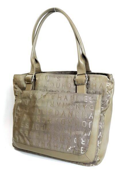 6520-Túi xách tay/đeo vai-CHARLES JOURDAN cloth tote bag0