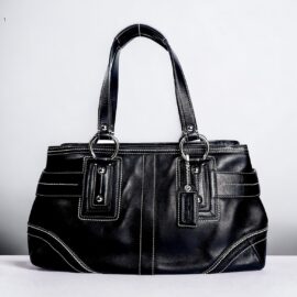 6515-Túi xách tay-COACH leather tote bag-Gần như mới