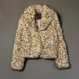 9932-Áo khoác nữ-BEBEROSE rabbit fur coat-size M