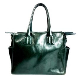 6524-Túi xách tay-HIROFU green tote bag