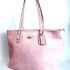 6533-Túi xách tay/đeo vai-COACH signature pink leather tote bag3