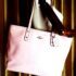 6533-Túi xách tay/đeo vai-COACH signature pink leather tote bag2
