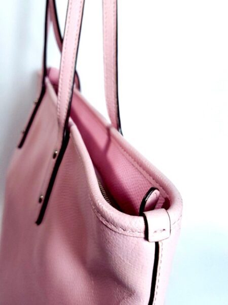 6533-Túi xách tay/đeo vai-COACH signature pink leather tote bag13
