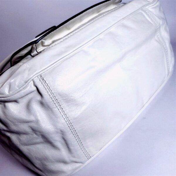 6532-Túi xách tay/đeo vai-CHLOE white leather Bay bag15