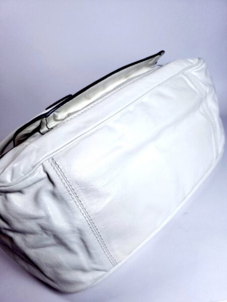 6532-Túi xách tay/đeo vai-CHLOE white leather Bay bag9