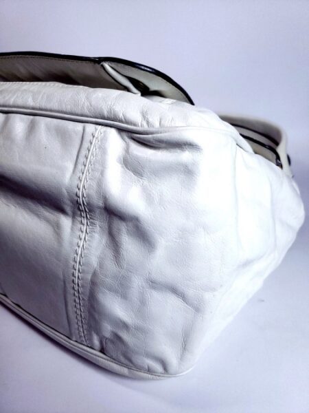 6532-Túi xách tay/đeo vai-CHLOE white leather Bay bag20
