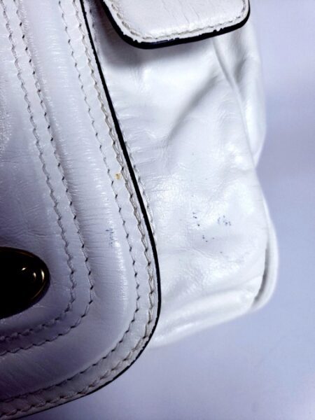 6532-Túi xách tay/đeo vai-CHLOE white leather Bay bag21