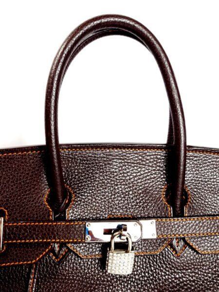 6546-Túi xách tay-Birkin style leather handbag9