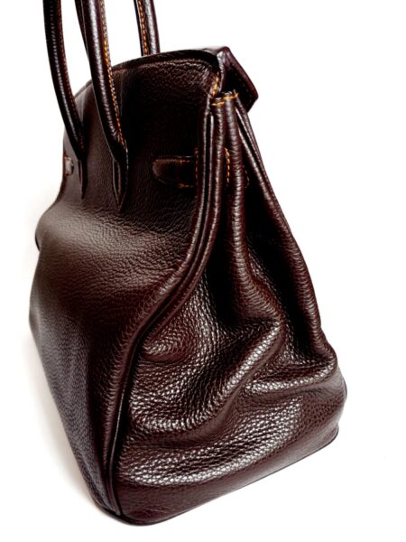 6546-Túi xách tay-Birkin style leather handbag6