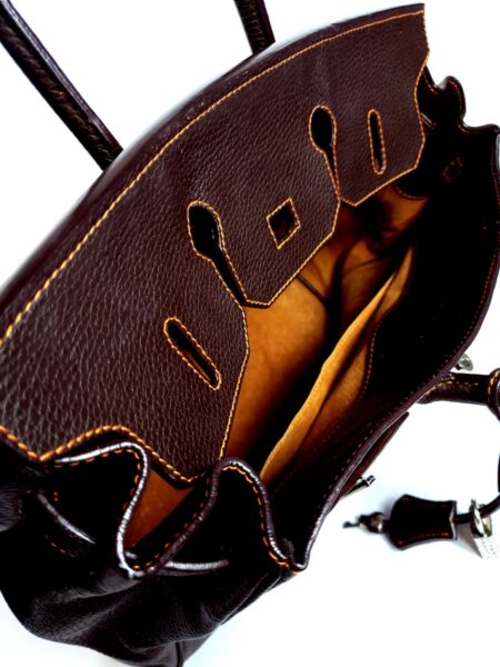 6546-Túi xách tay-Birkin style leather handbag14