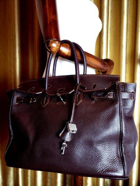 6546-Túi xách tay-Birkin style leather handbag2