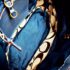 6542-Túi xách tay/đeo vai-COACH canvas blue tote bag12