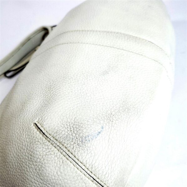 6544-Túi xách tay/đeo vai-COACH white leather hobo bag14