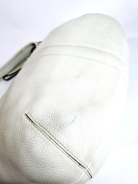 6544-Túi xách tay/đeo vai-COACH white leather hobo bag15