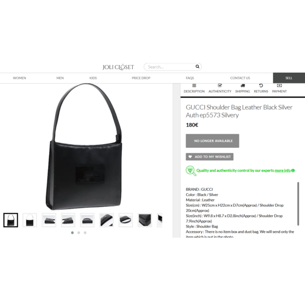 6530-Túi đeo vai-GUCCI Tom Ford Lacquered hobo bag-Đã sử dụng15