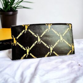 7001-LONGCHAMP Paris Checkbook Soft Leather Cover Wallet-Ví dài nam/nữ-Khá mới