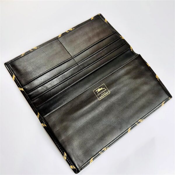 7001-LONGCHAMP Paris Checkbook Soft Leather Cover Wallet-Ví dài nam/nữ-Khá mới2
