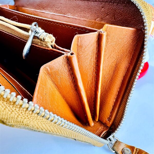 7003-Alligator leather long wallet round zipper-Ví dài nữ-Đã sử dụng8