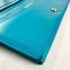 7010-YVES SAINT LAURENT turquoise blue wallet-Ví dài nữ-Đã sử dụng12