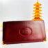 7028-CARTIER boudeaux leather wallet-Ví dài nam/nữ0
