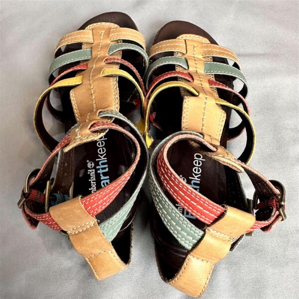 3910-Size 36.5-37-TIMBERLAND Earthkeepers Gladiotor sandals-Sandal nữ-Khá mới5