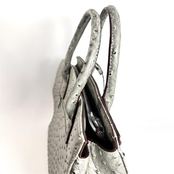 5203-Túi xách tay/đeo chéo-Synthetic Ostrich leather Birkin style handbag/crossbody bag7